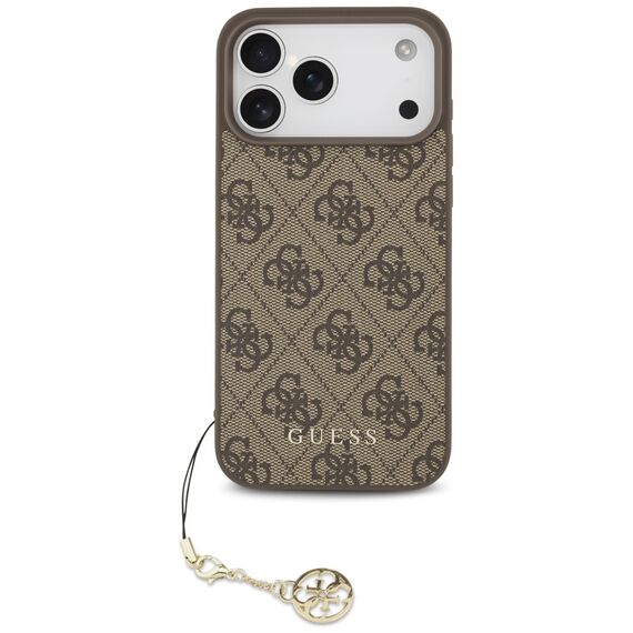 Guess 4G Charms Collection MagSafe case for iPhone 17 Pro Max - brown | Techbox