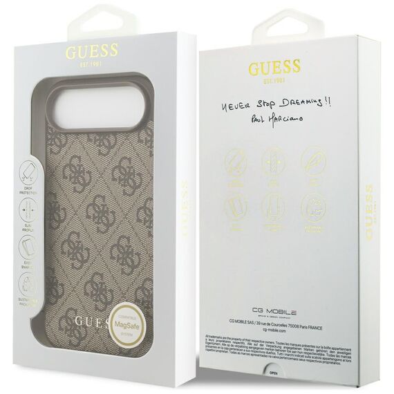 Guess 4G Charms Collection MagSafe case for iPhone Air - brown | Techbox