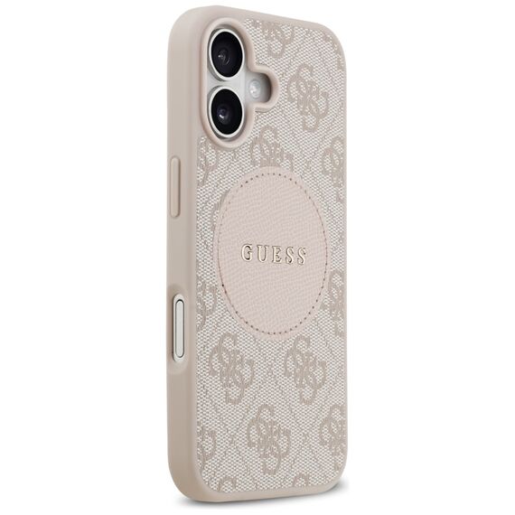 Guess 4G Circle Classic Logo MagSafe Case for iPhone 17 - Pink - Apple Cases - Cases - Techbox