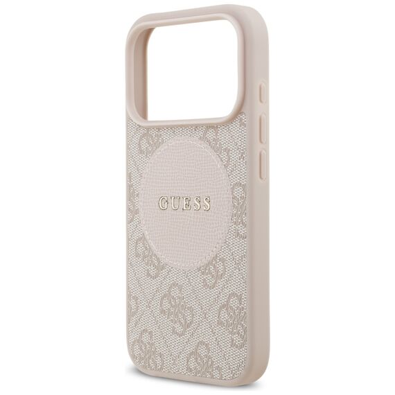 Guess 4G Circle Classic Logo MagSafe Case for iPhone 17 Pro - Pink - Apple Cases - Cases - Techbox