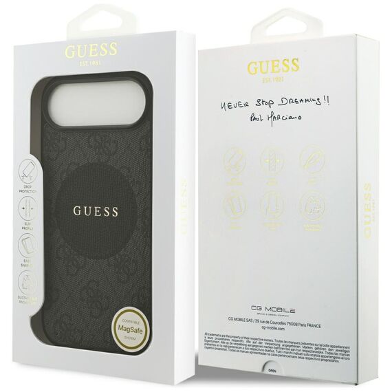 Guess 4G Circle Classic Logo MagSafe case for iPhone Air - black | Techbox