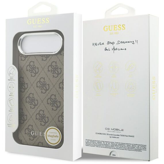 Guess 4G Classic Logo MagSafe Case for iPhone Air - Brown - Apple Cases - Cases - Techbox