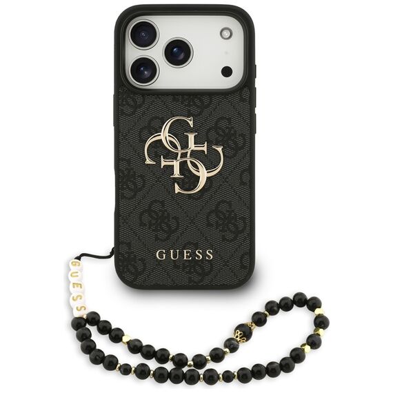 Guess 4G Strap 4G Classic Logo Case for iPhone 17 Pro - Black - Apple Cases - Cases - Techbox