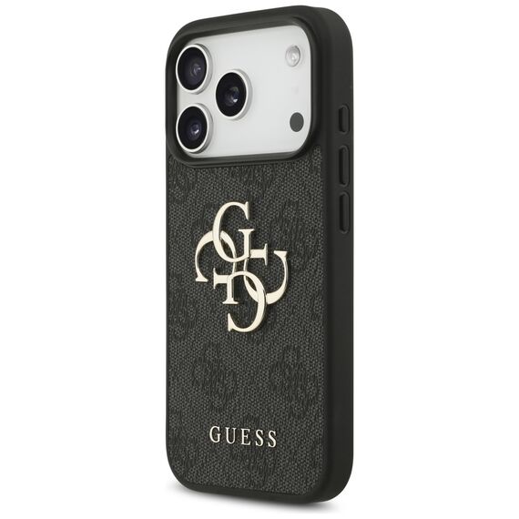 Guess 4G Strap 4G Classic Logo Case for iPhone 17 Pro - Black - Apple Cases - Cases - Techbox