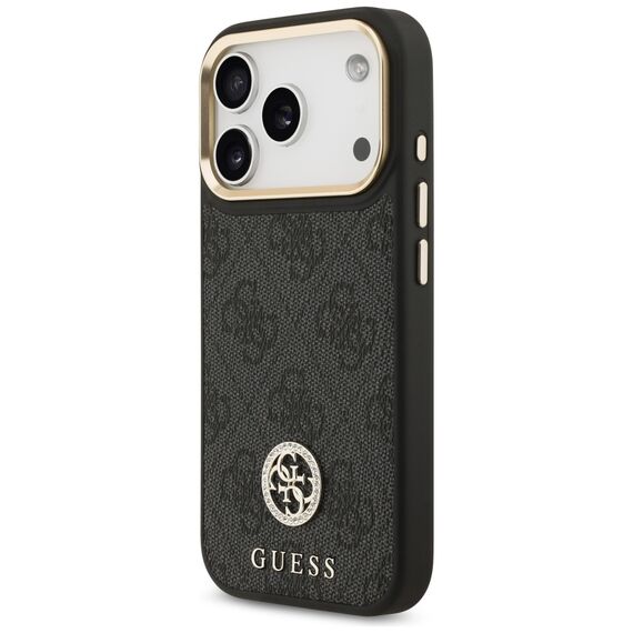 Guess 4G Strass Logo MagSafe case for iPhone 17 Pro - black | Techbox
