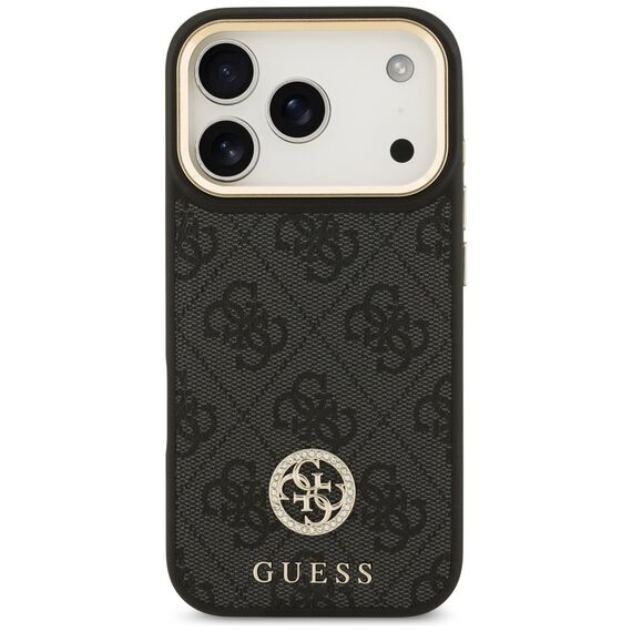 Guess 4G Strass Logo MagSafe case for iPhone 17 Pro - black | Techbox