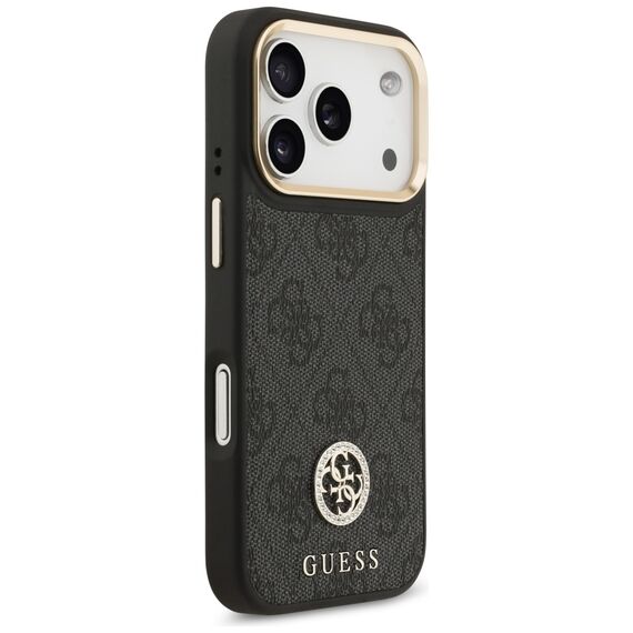 Guess 4G Strass Logo MagSafe case for iPhone 17 Pro - black | Techbox