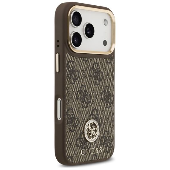 Guess 4G Strass Logo MagSafe case for iPhone 17 Pro - brown | Techbox