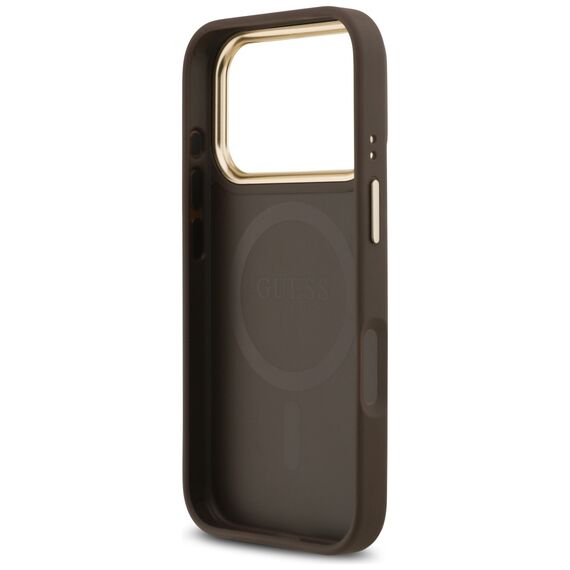 Guess 4G Strass Logo MagSafe case for iPhone 17 Pro - brown | Techbox