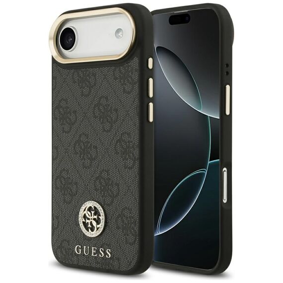 Guess 4G Strass Logo MagSafe case for iPhone Air - black - Uncategorized Cases (2) - Cases - Techbox