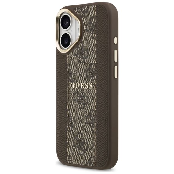 Guess 4G Stripe MagSafe case for iPhone 17 - brown - Uncategorized Cases (2) - Cases - Techbox
