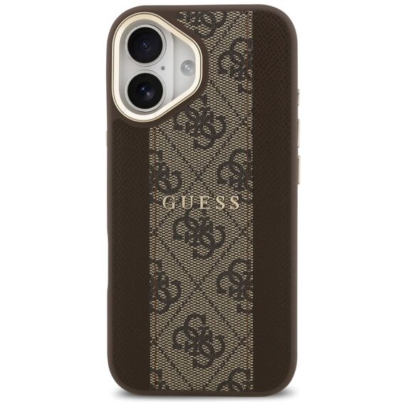 Guess 4G Stripe MagSafe case for iPhone 17 - brown - Uncategorized Cases (2) - Cases - Techbox