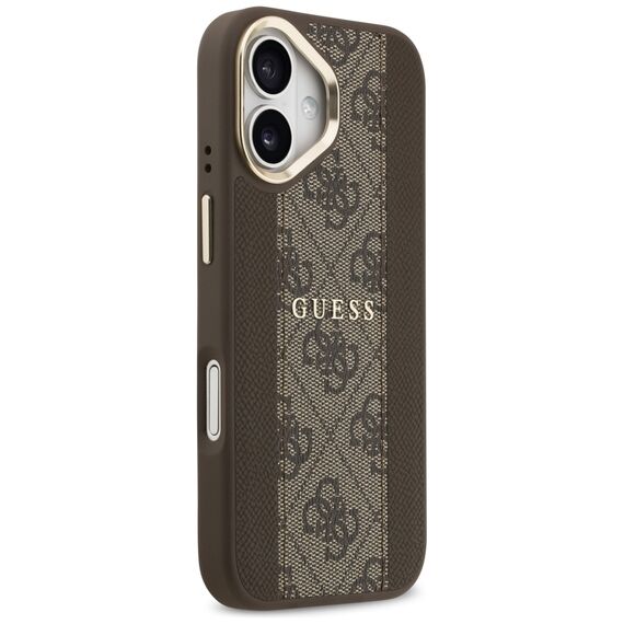 Guess 4G Stripe MagSafe case for iPhone 17 - brown - Uncategorized Cases (2) - Cases - Techbox