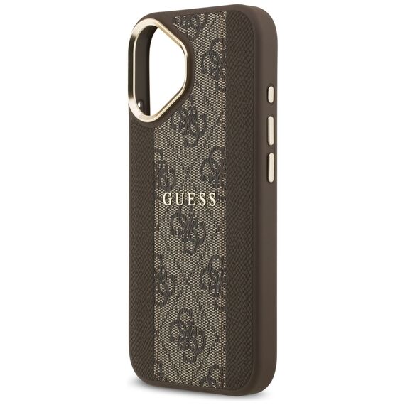 Guess 4G Stripe MagSafe case for iPhone 17 - brown - Uncategorized Cases (2) - Cases - Techbox