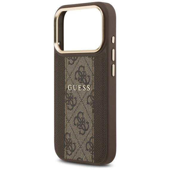 Guess 4G Stripe MagSafe case for iPhone 17 Pro - brown - Apple Cases - Cases - Techbox
