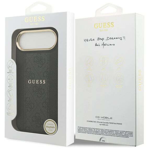 Guess 4G Stripe MagSafe case for iPhone Air - black - Uncategorized Cases (2) - Cases - Techbox