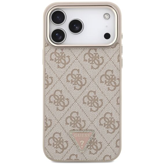 Guess 4G Triangle Logo MagSafe Case for iPhone 17 Pro Max - Rose Gold | Techbox