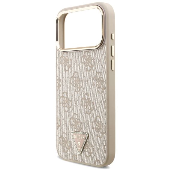 Guess 4G Triangle Logo MagSafe Case for iPhone 17 Pro Max - Rose Gold | Techbox