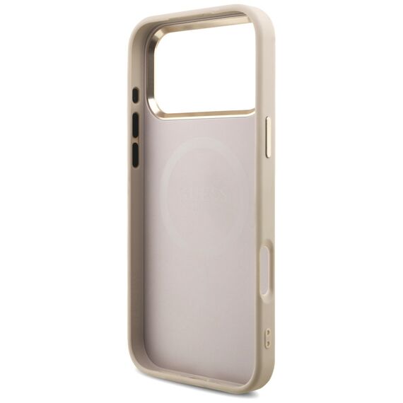Guess 4G Triangle Logo MagSafe Case for iPhone 17 Pro Max - Rose Gold | Techbox