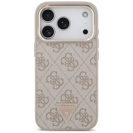 Guess 4G Triangle Logo MagSafe Case for iPhone 17 Pro - Rose Gold | Techbox
