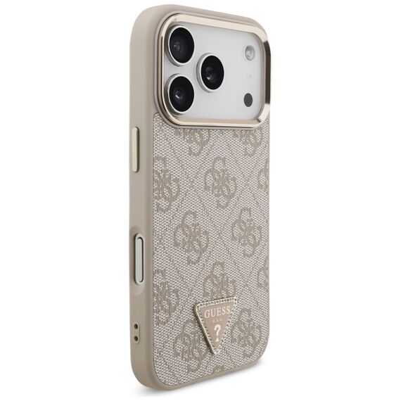 Guess 4G Triangle Logo MagSafe Case for iPhone 17 Pro - Rose Gold | Techbox