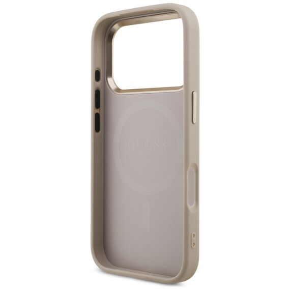 Guess 4G Triangle Logo MagSafe Case for iPhone 17 Pro - Rose Gold | Techbox