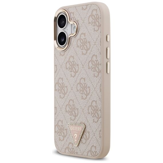 Guess 4G Triangle Logo MagSafe Case for iPhone 17 - Rose Gold | Techbox
