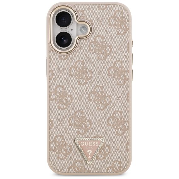 Guess 4G Triangle Logo MagSafe Case for iPhone 17 - Rose Gold | Techbox