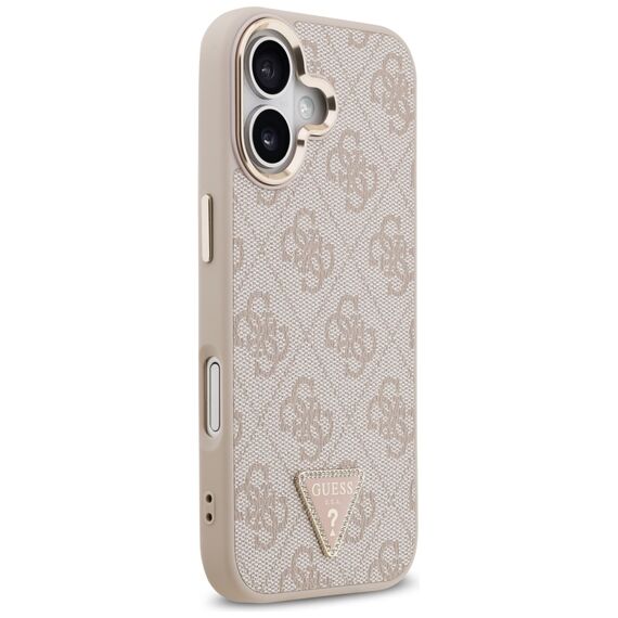 Guess 4G Triangle Logo MagSafe Case for iPhone 17 - Rose Gold | Techbox