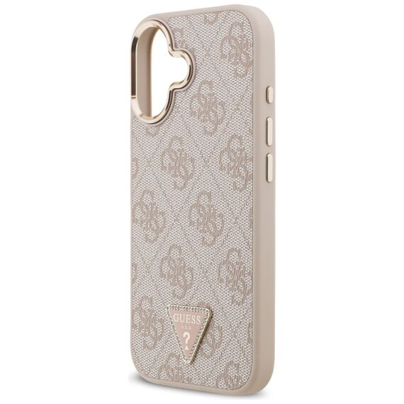 Guess 4G Triangle Logo MagSafe Case for iPhone 17 - Rose Gold | Techbox
