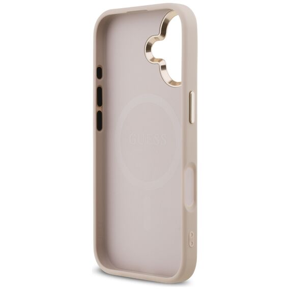 Guess 4G Triangle Logo MagSafe Case for iPhone 17 - Rose Gold | Techbox