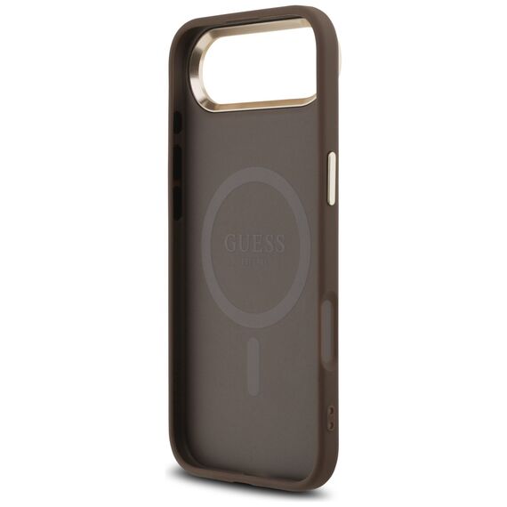 Guess 4G Triangle Logo MagSafe Case for iPhone Air Brown - Gold | Techbox