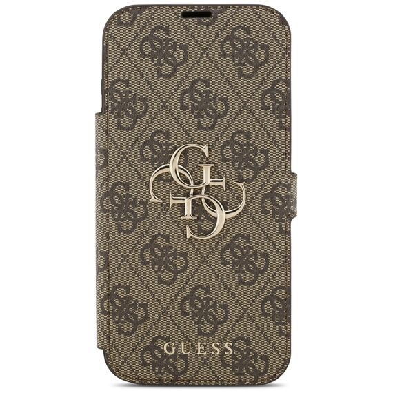 Guess Book 4G Metal Logo Case for iPhone 17 Pro Max - Brown | Techbox