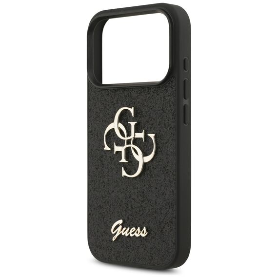 Guess Fixed Glitter Big 4G case for iPhone 17 Pro - black - Apple Cases - Cases - Techbox