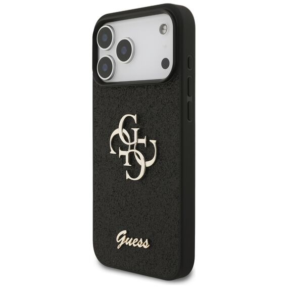 Guess Fixed Glitter Big 4G case for iPhone 17 Pro Max - black - Apple Cases - Cases - Techbox