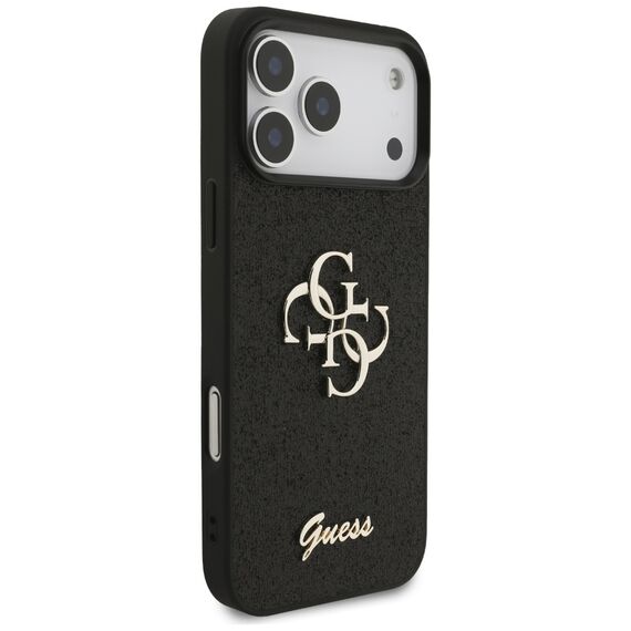 Guess Fixed Glitter Big 4G case for iPhone 17 Pro Max - black - Apple Cases - Cases - Techbox