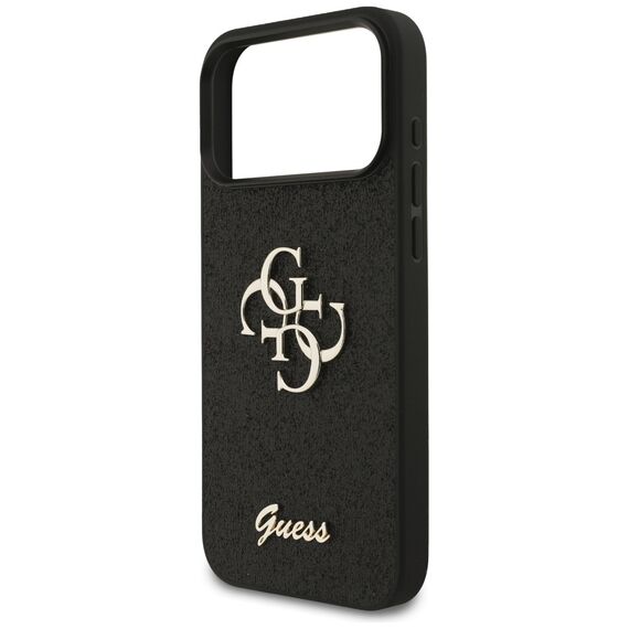 Guess Fixed Glitter Big 4G case for iPhone 17 Pro Max - black - Apple Cases - Cases - Techbox