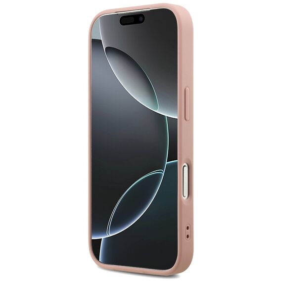 Guess Fixed Glitter Big 4G Case for iPhone 17 Pro - Pink | Techbox