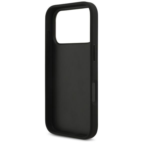 Guess Grained Big 4G &amp; Classic Logo case for iPhone 17 Pro - black - Apple Cases - Cases - Techbox