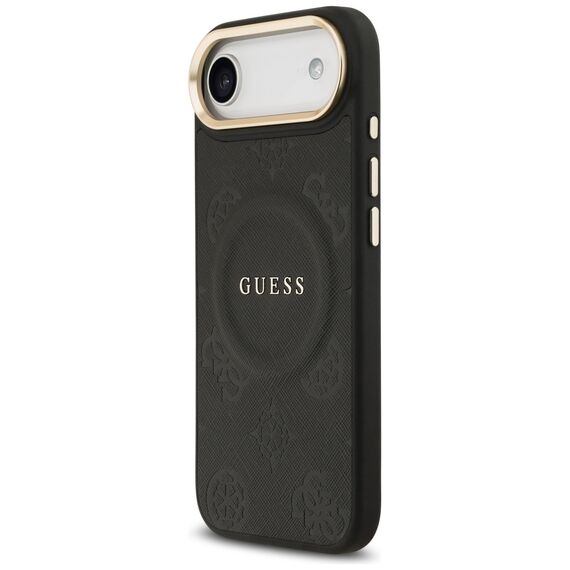 Guess Peony Hot Stamp MagSafe Case for iPhone Air - Black | Techbox