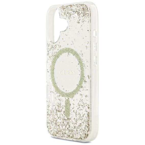 Guess Resin Bottom Glitter MagSafe case for iPhone 17 - gold | Techbox