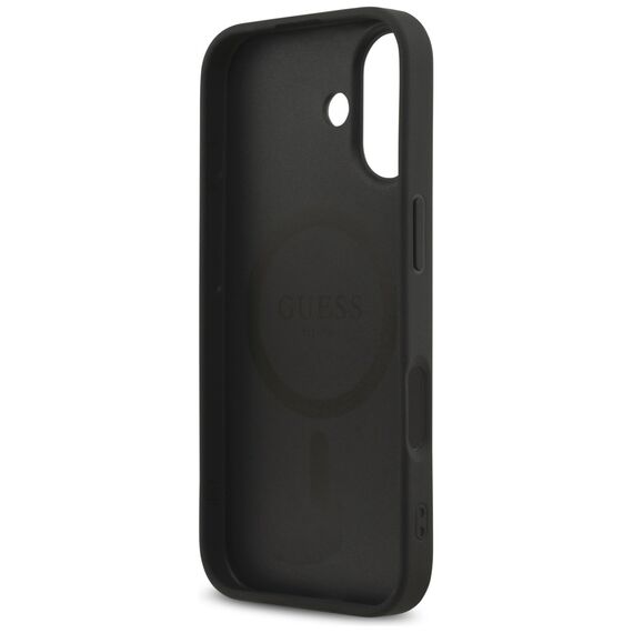 Guess Saffiano Classic Logo MagSafe case for iPhone 17 - black | Techbox