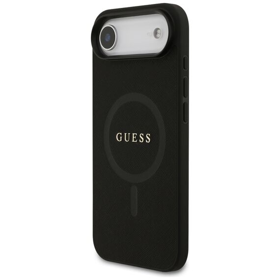 Guess Saffiano Classic Logo MagSafe case for iPhone Air - black - Apple Cases - Cases - Techbox