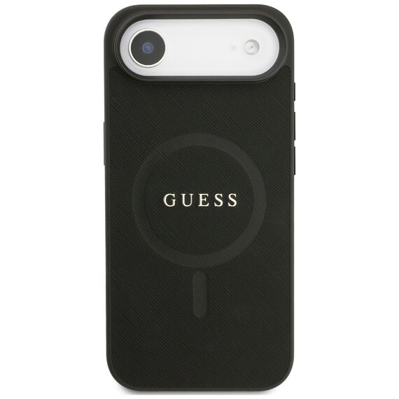 Guess Saffiano Classic Logo MagSafe case for iPhone Air - black - Apple Cases - Cases - Techbox