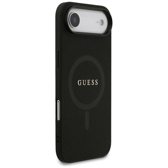 Guess Saffiano Classic Logo MagSafe case for iPhone Air - black - Apple Cases - Cases - Techbox