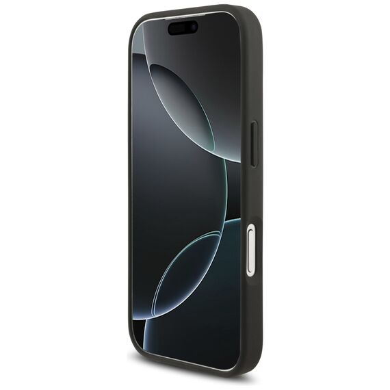 Mercedes Leather Large Laurel Leave MagSafe Case for iPhone 17 Pro - Black | Techbox