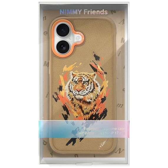Nimmy Tiger MagSafe case for iPhone 17 - light brown - Uncategorized Cases (2) - Cases - Techbox