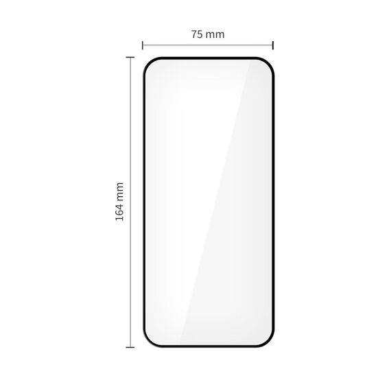Tech-Protect Glass Fit+ 2-pack tempered glass for Xiaomi Redmi 15 4G / 5G - black - Xiaomi - Screen & Camera Protection - Techbox