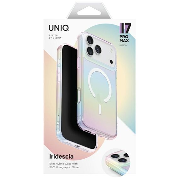 Uniq Iridescia Case for iPhone 17 Pro Max Magclick Charging - Multicolor | Techbox