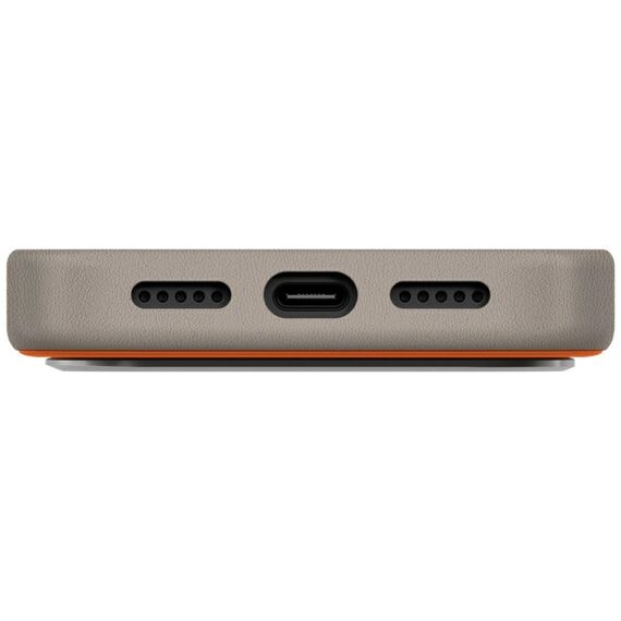 Uniq Lyden DS Case for iPhone 17 Pro Magclick Charging - Orange-Gray | Techbox